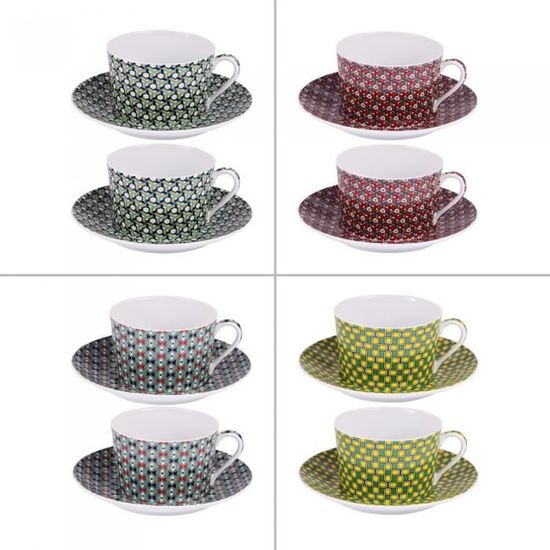 Coffret Little Marcel - 2 Bols à Petit Déjeuner Multico 35 Cl (modèle Aléatoire) - Vaisselle Pratique
