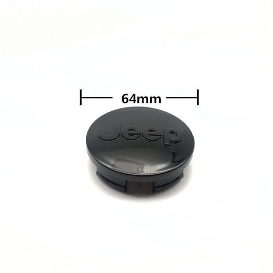 Lot De 4 Centre De Roue Cache Moyeu Remplacement Pour Volvo 65mm(Noir
