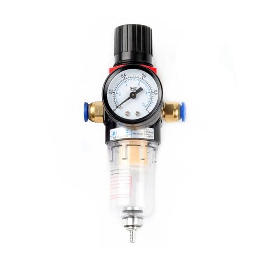 Filtre Régulateur De Pression Avec Séparateur D'eau Pour Aérographe Et Compresseurs - 1/8"