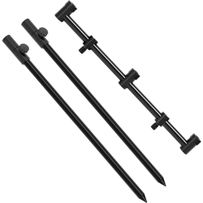 Porte-cannes Rod Runner Express 3 - Compact & Portable Pour Pêche En Déplacement - Gris