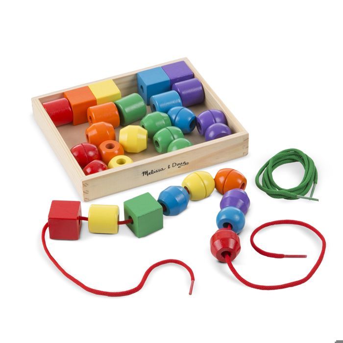 MELISSA & DOUG Billes De Laçage Primaire