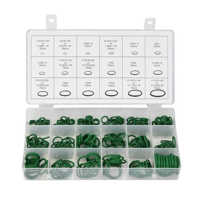 Kit d'assortiment 270 pièces système A - C de voiture climatisation joint torique ensemble de joints outil elle507