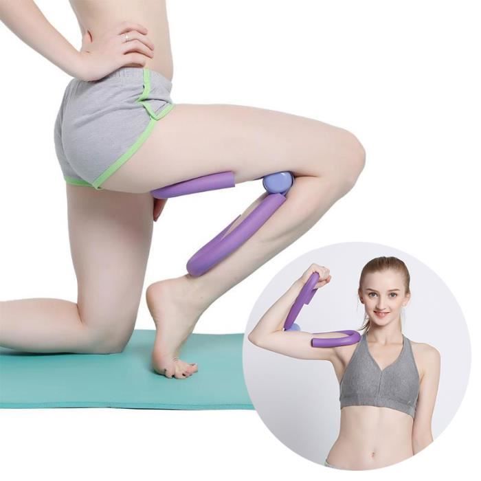 Appareil de gymnastique pour cuisses en PVC, équipement de sport pour les jambes, les bras, la poitrine et la taille-gris