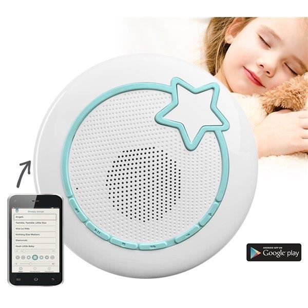 Babyphone Wifi avec smartphone Ecoute bebe Audio Lecteur Mp3 et Boite a musique