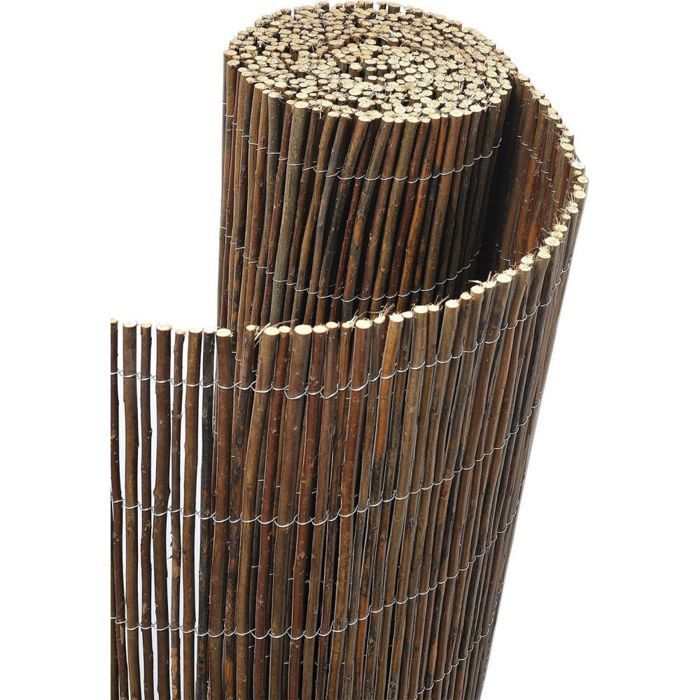 Canisse en osier naturel 2x5 m 2x5 m Naturel