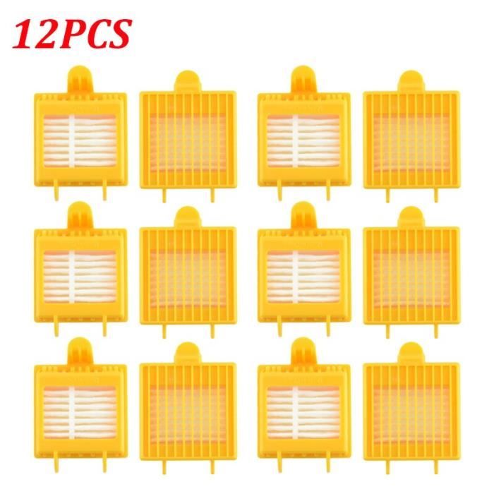Kit de filtre Hepa, brosse latérale et brosse de batteur à poils, pièces pour aspirateur Robot iRobot Roomba séri HXL6195 -BH361