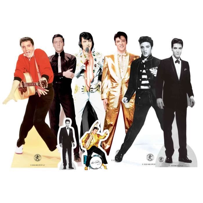 Mini-Figurines en carton Elvis Presley pour anniversaire 29 cm