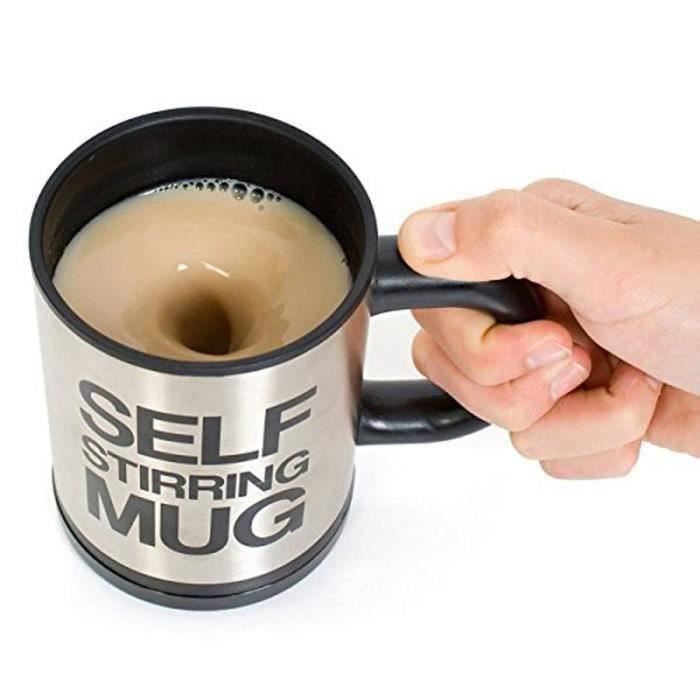 Ywei Mug Mélangeur automatique 350 ml avec couvercle