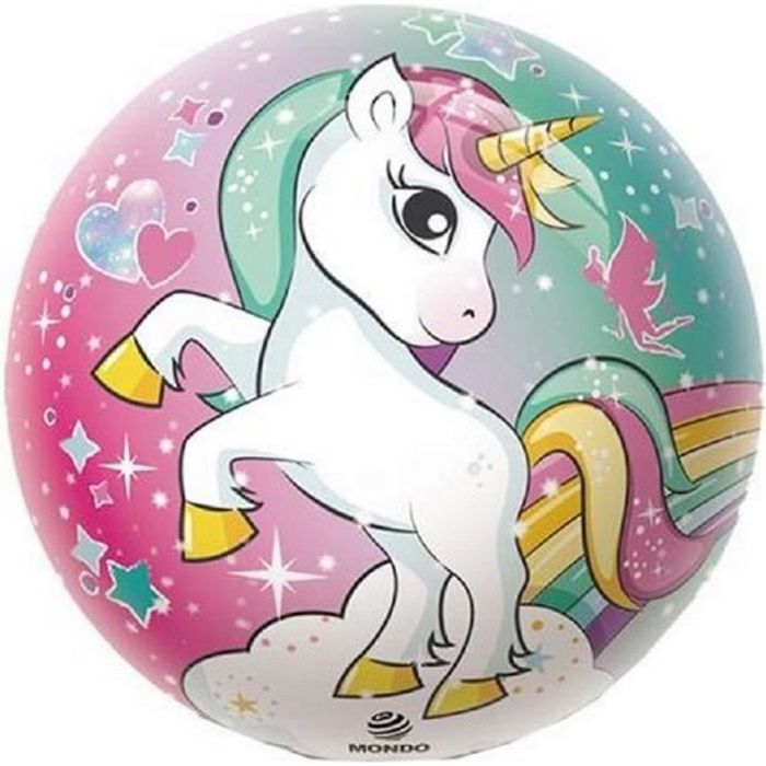1 BALLON LICORNE JEUX PLEIN AIR DE PLAGE 14 CM CADEAU ANNIVERSAIRE D ENFANT JOUET