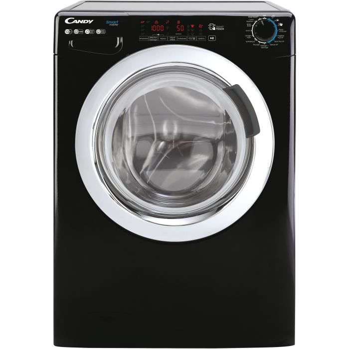 Lave-linge hublot CANDY CSSD1413TWMCBE47 - 13 kg - Induction - Vapeur - 1400 trs/min - Classe B - Noir