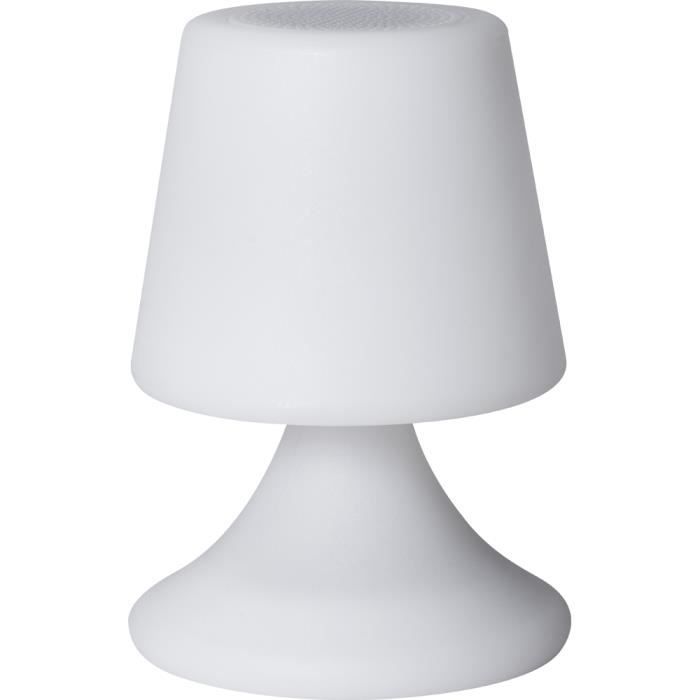 Lampe-enceinte blanche Bluetooth ColorLight