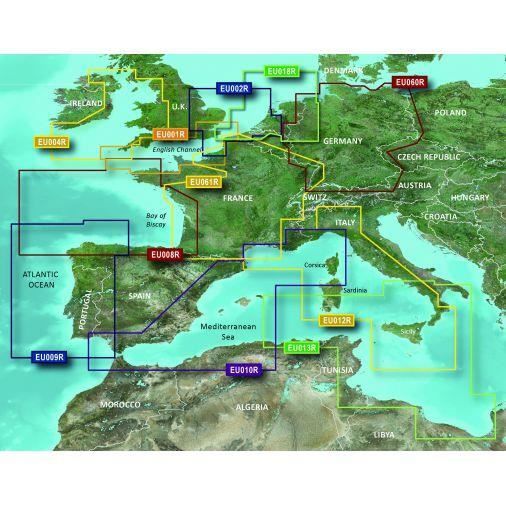 Carte BlueChart G2 Regular Modele EU001R - Manche