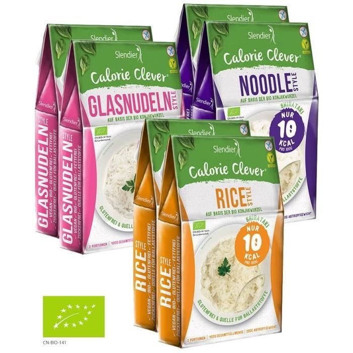 Coffret Cadeau Pate Et Nouille - Slendier Pâtes Konjac Biologique Paque D´Asie