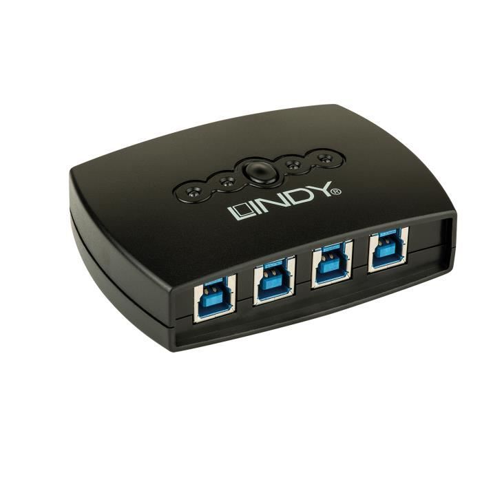 LINDY Switch USB 3.0 - 4 ports