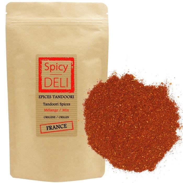 Epices Tandoori -mélange- 100 gr -sachet zip- PRET A L'EMPLOI