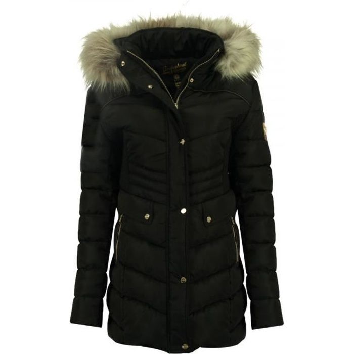 Parka Noir femme Geographical Norway Badonna