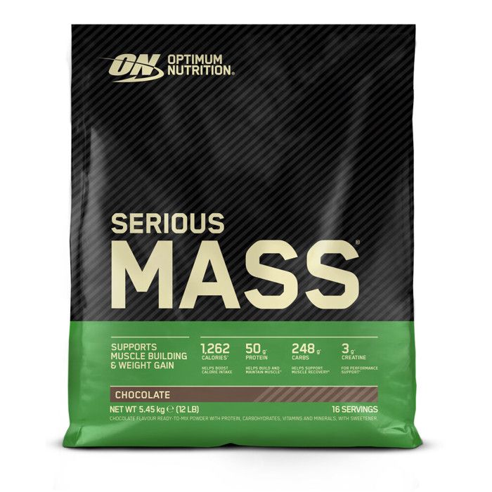 OPTIMUM NUTRITION SERIOUS MASS 5.45 kg Chocolate complément alimentaire protéine
