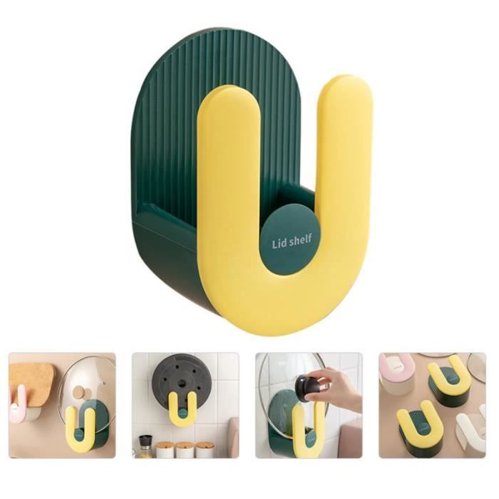 1PC mural couvercle de casserole support de planche à découper fournitures de RACK DE RANGEMENT - RACK A EXERCICE - SUPPORT
