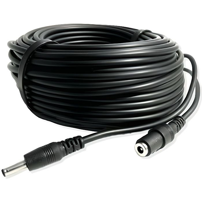 Cable d'extension d'alimentation DC 10 metres