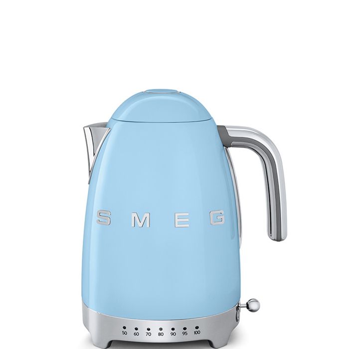 Smeg - bouilloire sans fil 1.7l 2400w bleu pastel - klf04pbeu