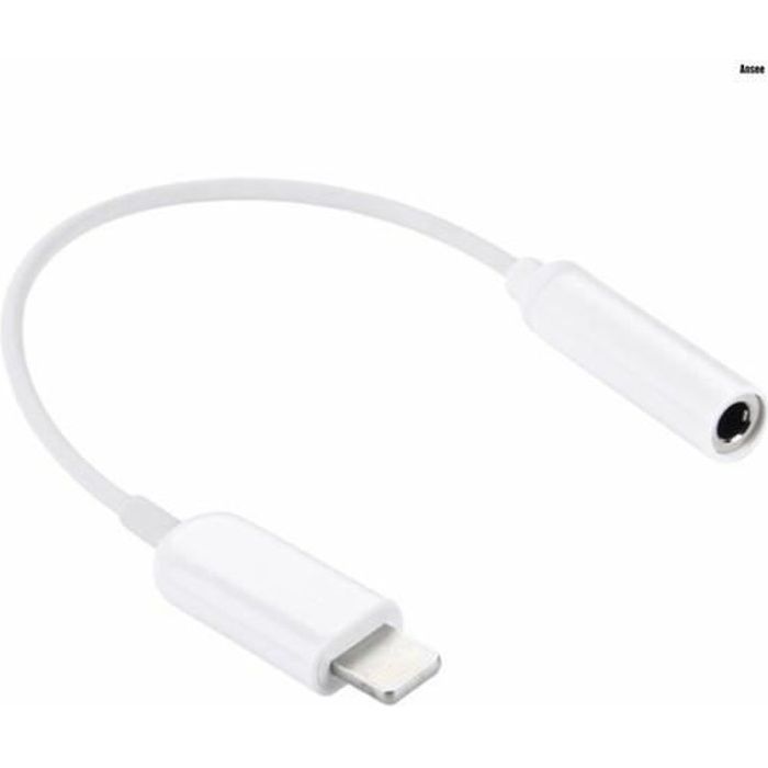 Lightning to 3.5mm Audio Cable Jack Audio Câble adaptateur cable connection écouteur pour Apple iPhone 7/ 7 Plus