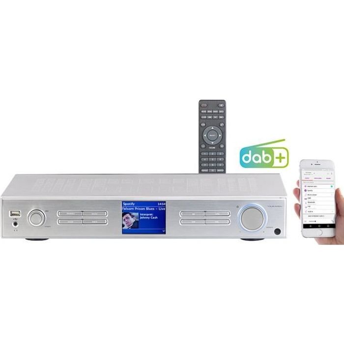 Tuner hi-fi connecté avec radio Internet/DAB+/FM, streaming et lecteur MP3 IRS-690.HiFi