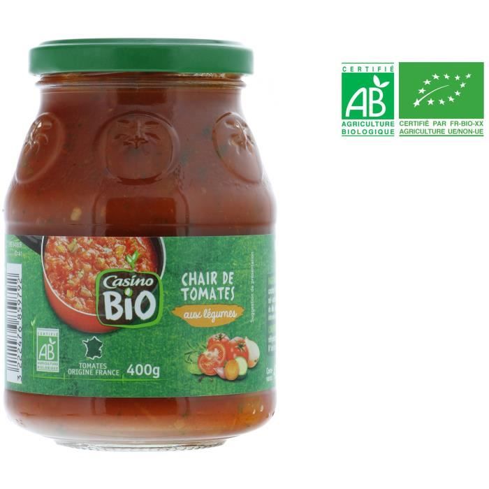 Chair de tomate aux légumes bio - 400 g
