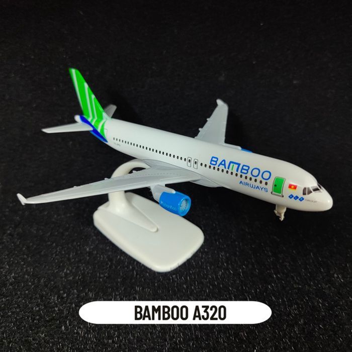 Maquette Avion Airbus A320 1:300 En Alliage Métal – Collectionneur – Décoration De Bureau – Cadeau