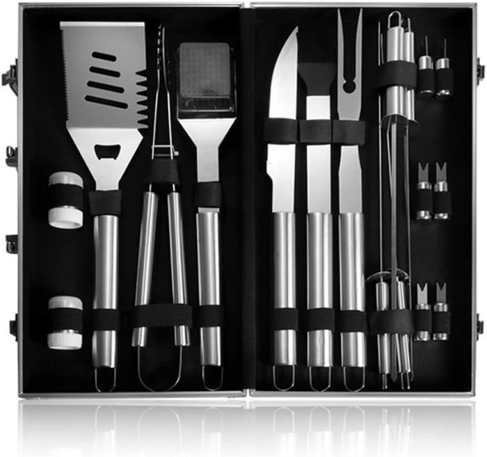 Plancha Gaz Fourchette Barbecue Aimantée Cook'in Garden - Inox Avec Manche Soft Touch | Ustensile Extérieur Ustensiles De Cuisine Inox Plancha Gaz Fourchette Barbecue Aimantée Cook'in Garden - Inox Avec Manche Soft Touch | Ustensile Extérieur Ustensiles De Cuisine Inox