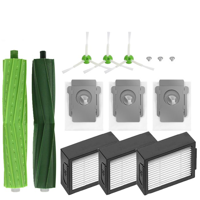 Kit Pièces Rechange Roomba 205 - Brosse Principale, Brosses Latérales Et Filtres