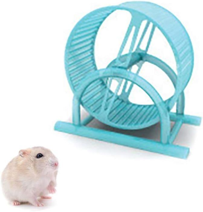 Meilleurs prix pour Roue d'exercice silencieuse pour hamster, confortable et facile à attacher à une cage pour petits animaux