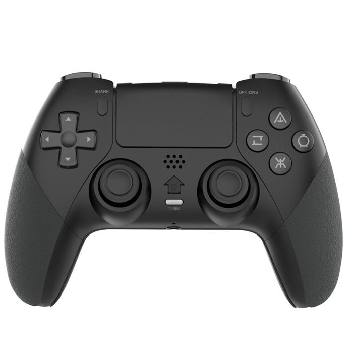 Manette de jeu Bluetooth sans fil avec programmation macro Manette P4 avec moteur de vibration rafale à six axes