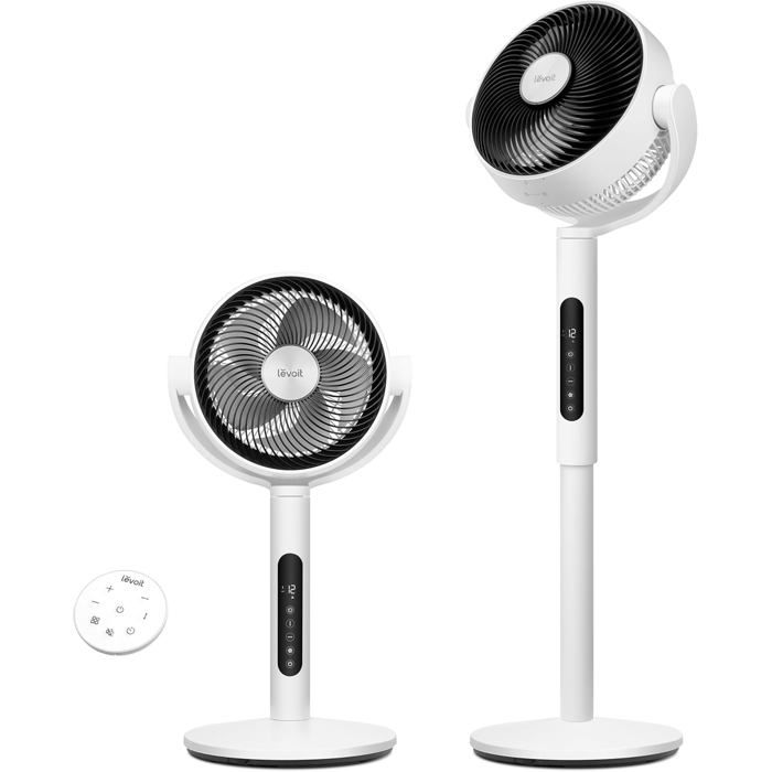 Ventilateur Sur Pied 20 Db Silencieux Puissant 2465 M³/H Flux DAir 7.5 M/S Avec Télécommande Oscillant 90°+120°4 Modes 12 Vi - Ethnics Origins