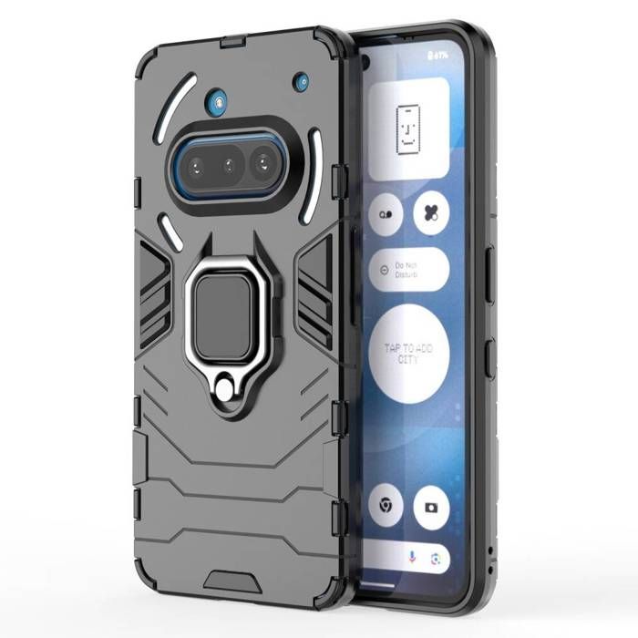 Coque pour Nothing Phone (3a) - housse etui rigide anti choc + film ecran - NOIR