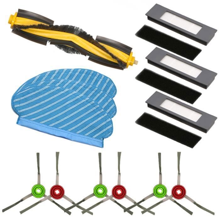 Lot De 5 Chiffons De Rechange Pour Robot Aspirateur Deebot Ozmo 920/950 - Tissu Doux Bleu, Nettoie Sans Rayer - Améliore La Performance De Nettoyage - 9