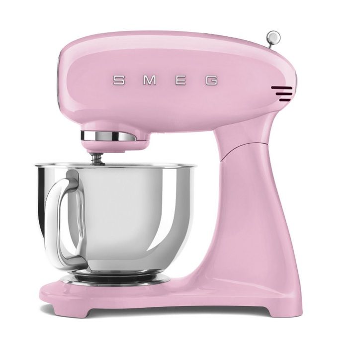 Smeg Robot pâtissier multifonctions 4.8l 1000w cadillac rose - SMF05PKEU