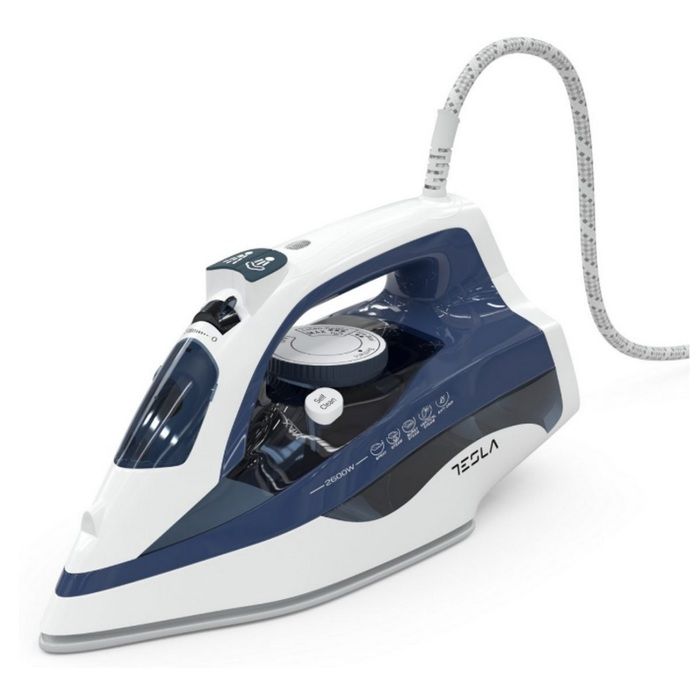 Fer à repasser - TESLA - IR301BL - 2600 W - 135 g/min - Semelle céramique - Tesla