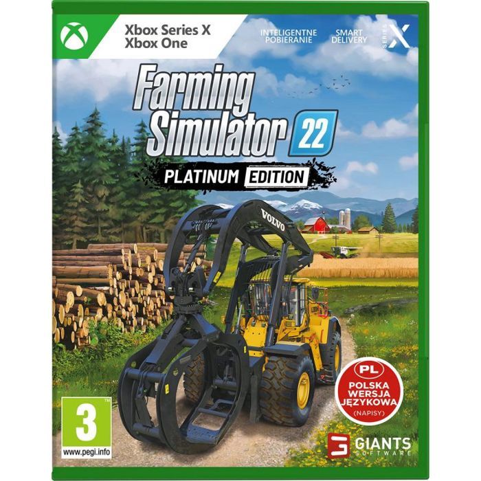 Farming Simulator 22 Platinum Edition Compatible with Xbox One Xbox Series X