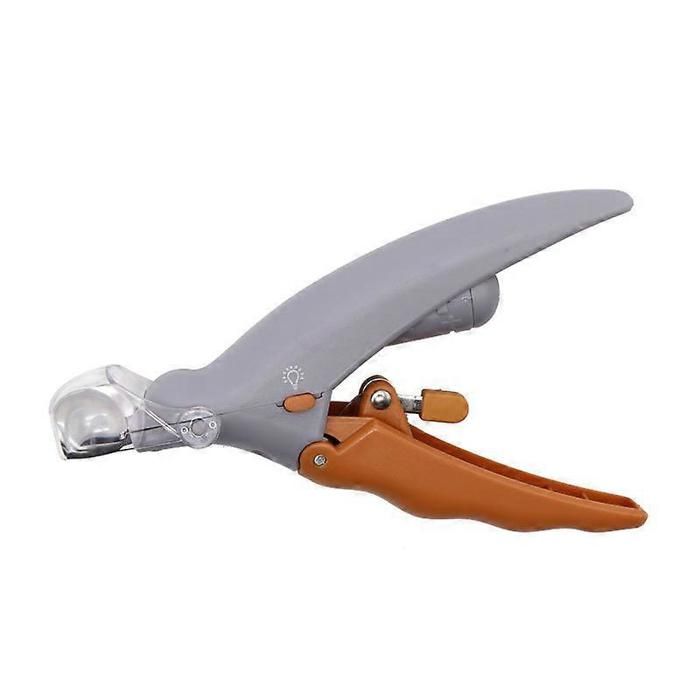 Coupe-ongles professionnel pour animaux de compagnie ciseaux à ongles pour chiens et chats coupe-griffes avec lumière LED