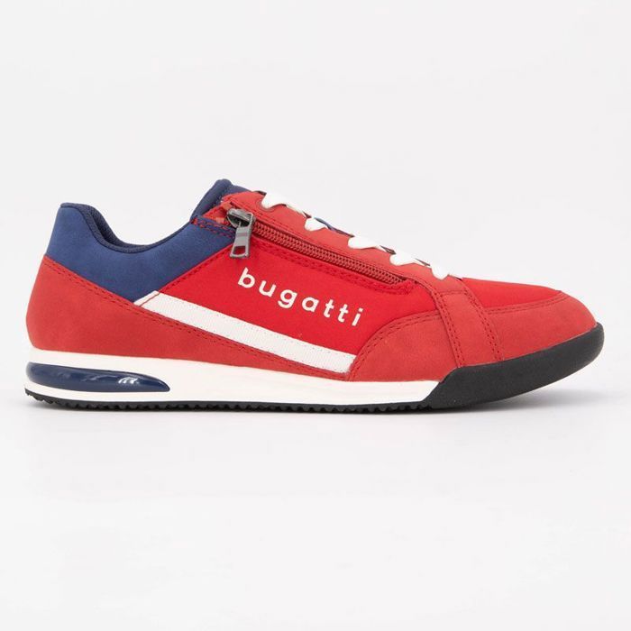 Bugatti Baskets toile zippée à lacets Homme BUGATTI