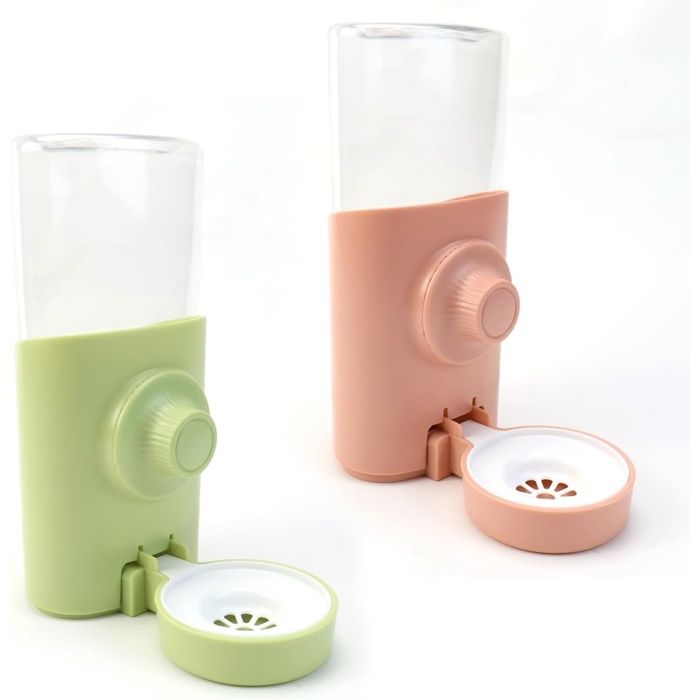 Lot de 2 abreuvoirs suspendus 600ml lapins cochons dInde hamsters accessoires inclus .
