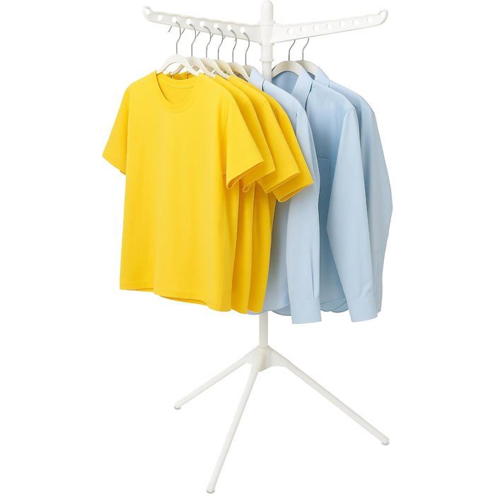 Séchoir À Linge Pliable Pour 27 Cintres Choix De Couleurs Capacité De Charge Maximale De 15 Kg Séchoir À Linge Sur Pied H X P