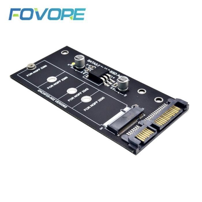 Adaptateur Ssd M2 Usb Hard Disk Esterno RGBS M.2 SATA Adaptateur USB 3.0 Vers Disque Dur NGFF SSD, Boîtier Externe SATA III Coque 2280, 2260, 2242, 2230 Clé B M, NGFF - Foto 10