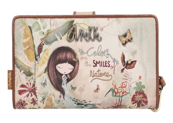 Portefeuille tout en un femme ANEKKE Amazonia AN 36709 901 Cdiscount Bagagerie Maroquinerie