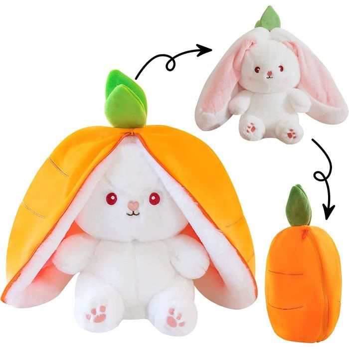 Jouet Lapin Muppet AQSACOKIYA Peluche Orange Enfant Intérieur