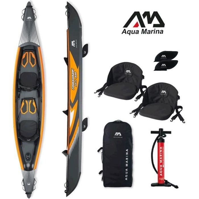 Kayak gonflable TOMAHAWK 440 Aquamarina 2 Places