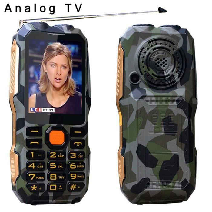 Lampe de poche FM Antenne TV extérieure pour banque de puissance Mp4  Téléphone mobile robuste - Achat téléphone portable pas cher, avis et  meilleur prix - Cdiscount