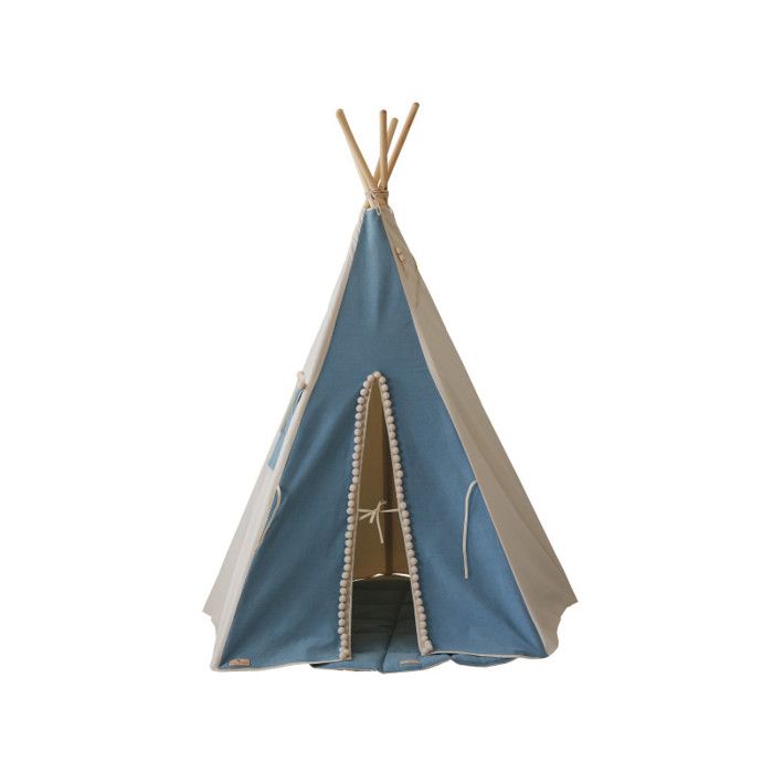 Tente Tipi Bino World Of Toys – 120x120x150 Cm – Coton, Fenêtre – Intérieur/extérieur – Dès 3 Ans