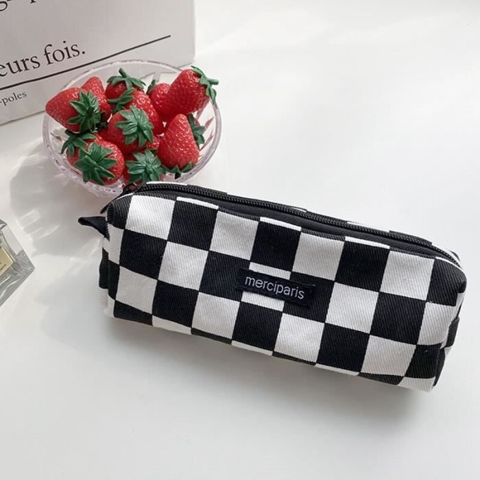 Trousse à Crayons Grande Capacité - Motif Nœud élégant Pour Fille, école, Voyage, Fournitures