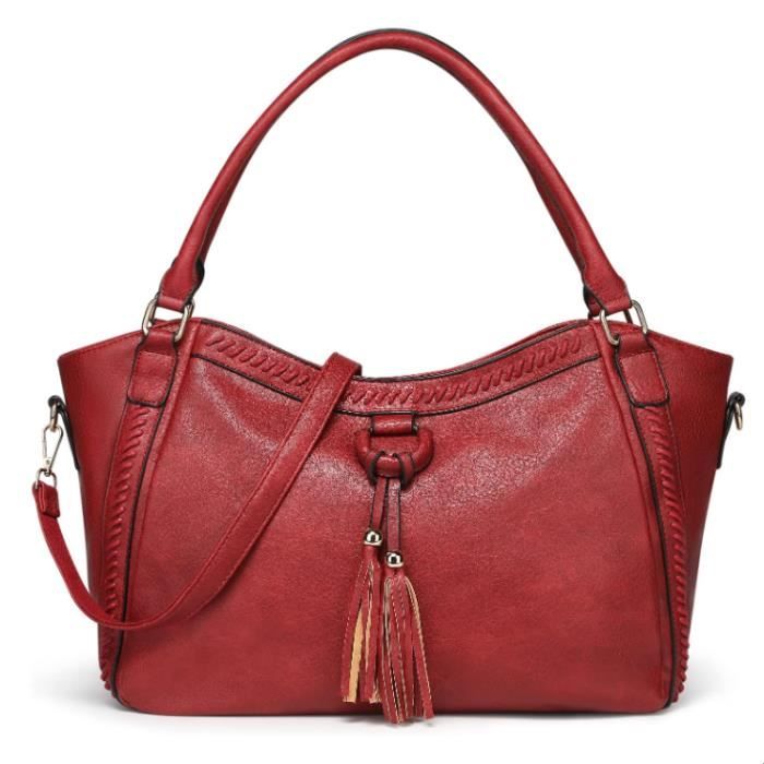 Sac Besace Femme Grande Capacité Sac Bandoulière Femme Pratique Voyage Multifonctionnel Sac À